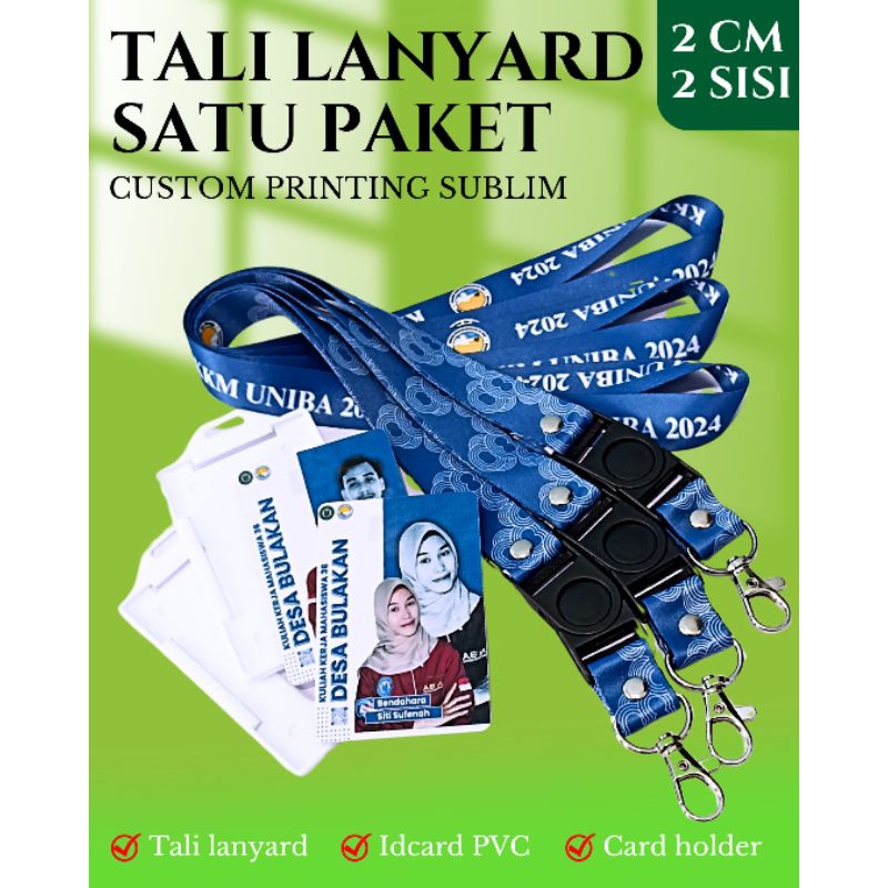 

SATU SET LANYARD CUSTOM 2 CM 2 SISI