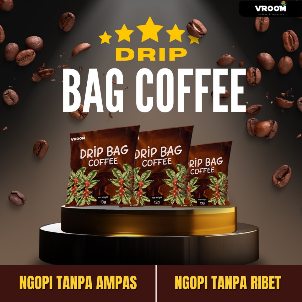 

KOPI ARABIKA DRIP BAG Filter Premium pilih Varian @5pcs isi bersih kopi 13 Gram/Pack
