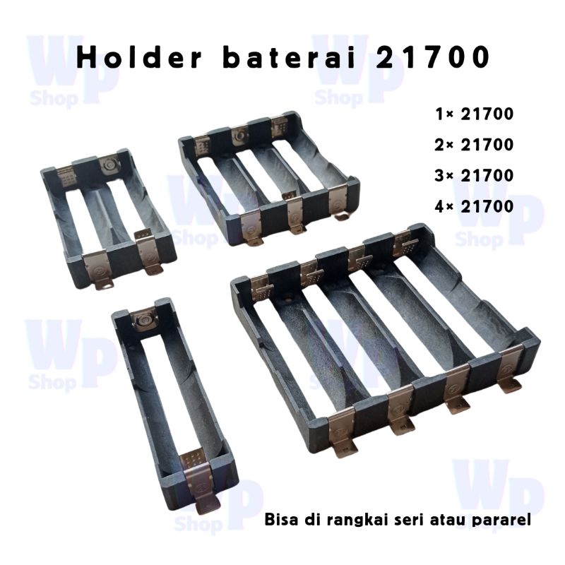Holder Baterai 21700 tempat Baterai SMT SMD Kotak Penyimpanan 21700 Kotak Baterai 21700