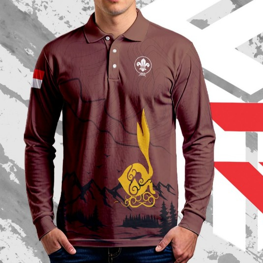 MRAF BAJU PRAMUKA SCOUTS FULLPRINT PREMIUM / KAOS TSHIRT PRAMUKA KEREN TERBARU