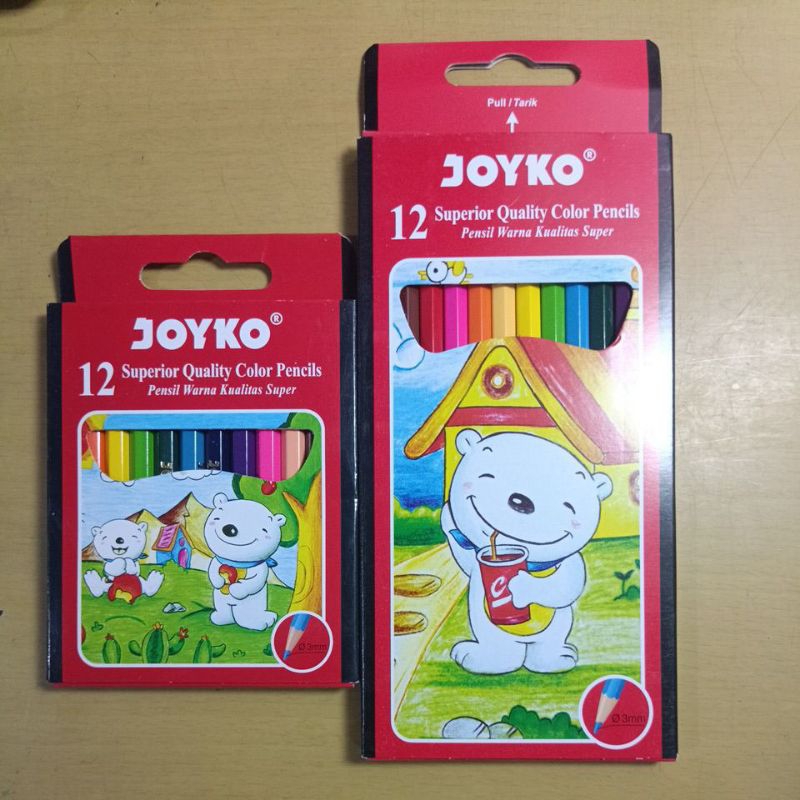 

PENSIL WARNA KUALITAS SUPER JOYKO 12 WARNA MAKASSAR