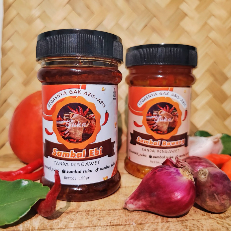 

Paket Hemat Sambal Ebi+Sambal Bawang Pedas 150ML