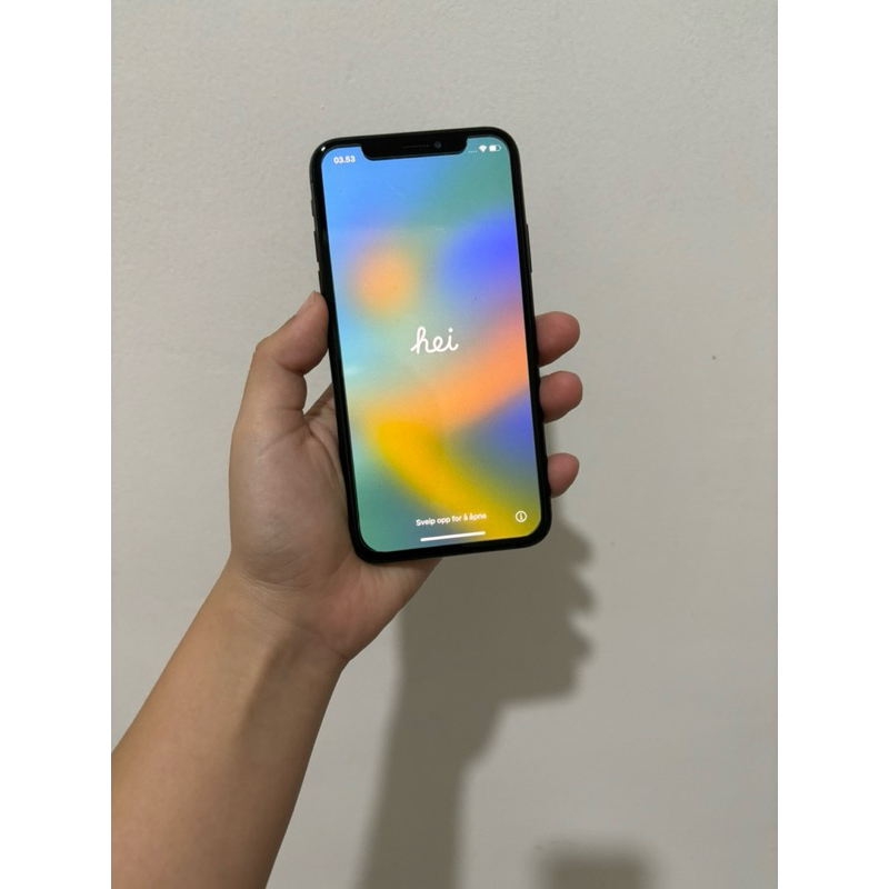 [second] iPhone X 64 GB ex Inter warna hitam