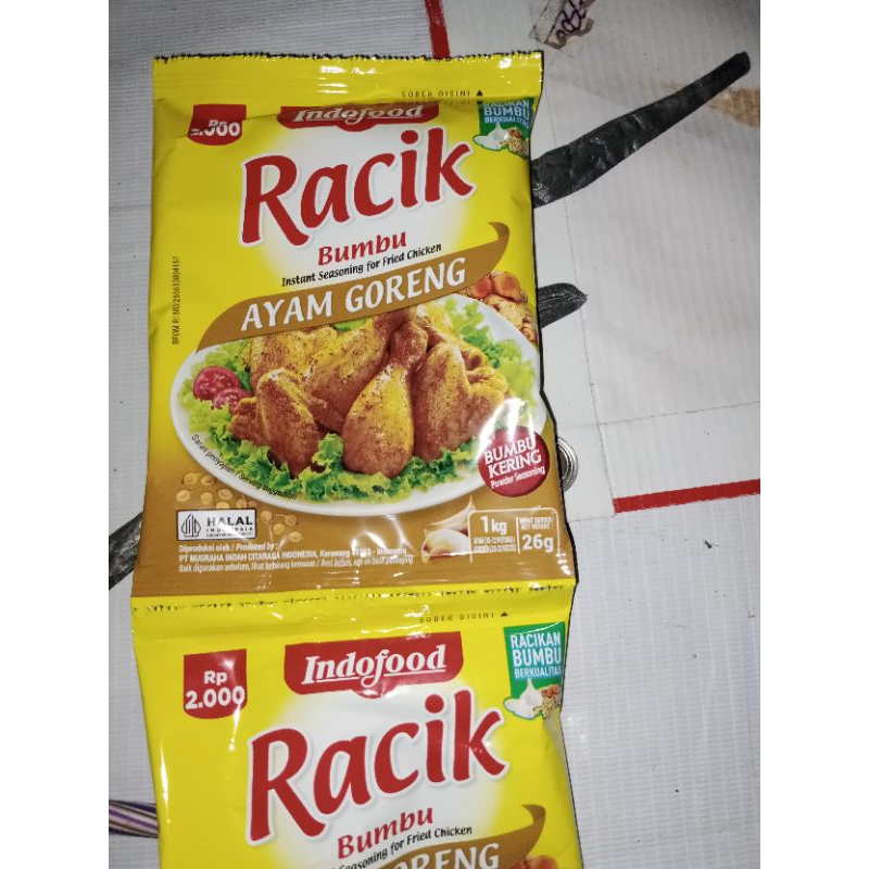 

Indofood bumbu racik ayam goreng