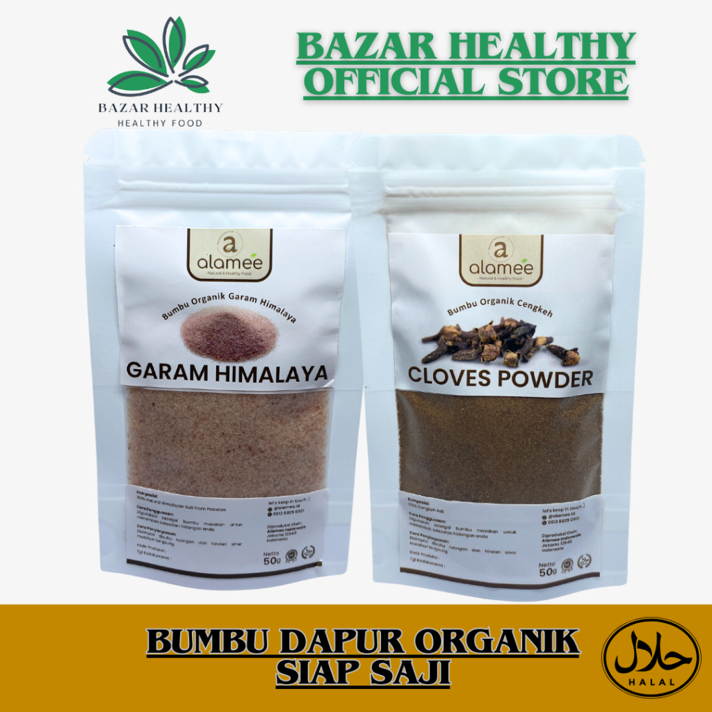 

Bumbu Masak Siap Saji Organik Bumbu Dapur Siap Pakai Bumbu Garam Himalaya Bumbu Bubuk Cengkeh Organik Tanpa GMO