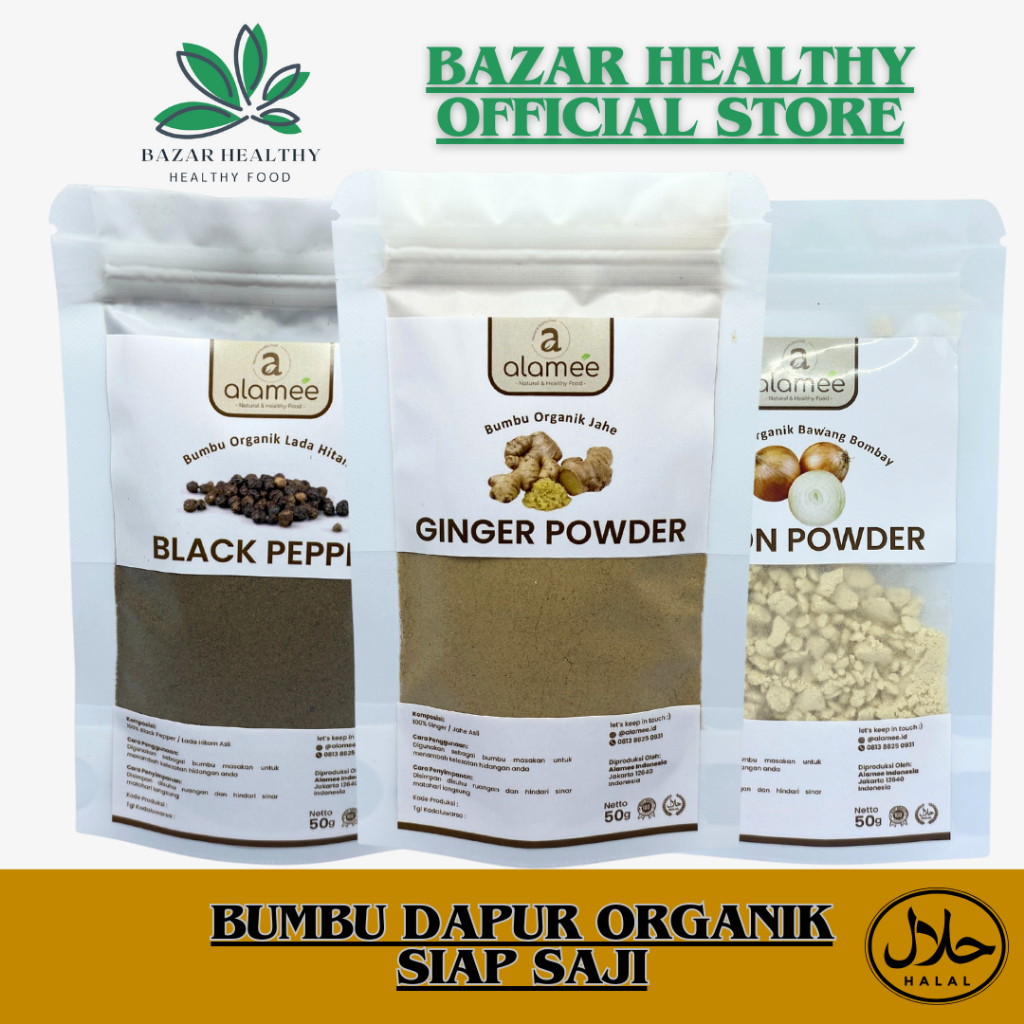 

Bumbu Masak Siap saji Bumbu Organik Tanpa Bahan Pengawet Bubuk Lada Hitam Bubuk Jahe Bubuk Bawang Bombay