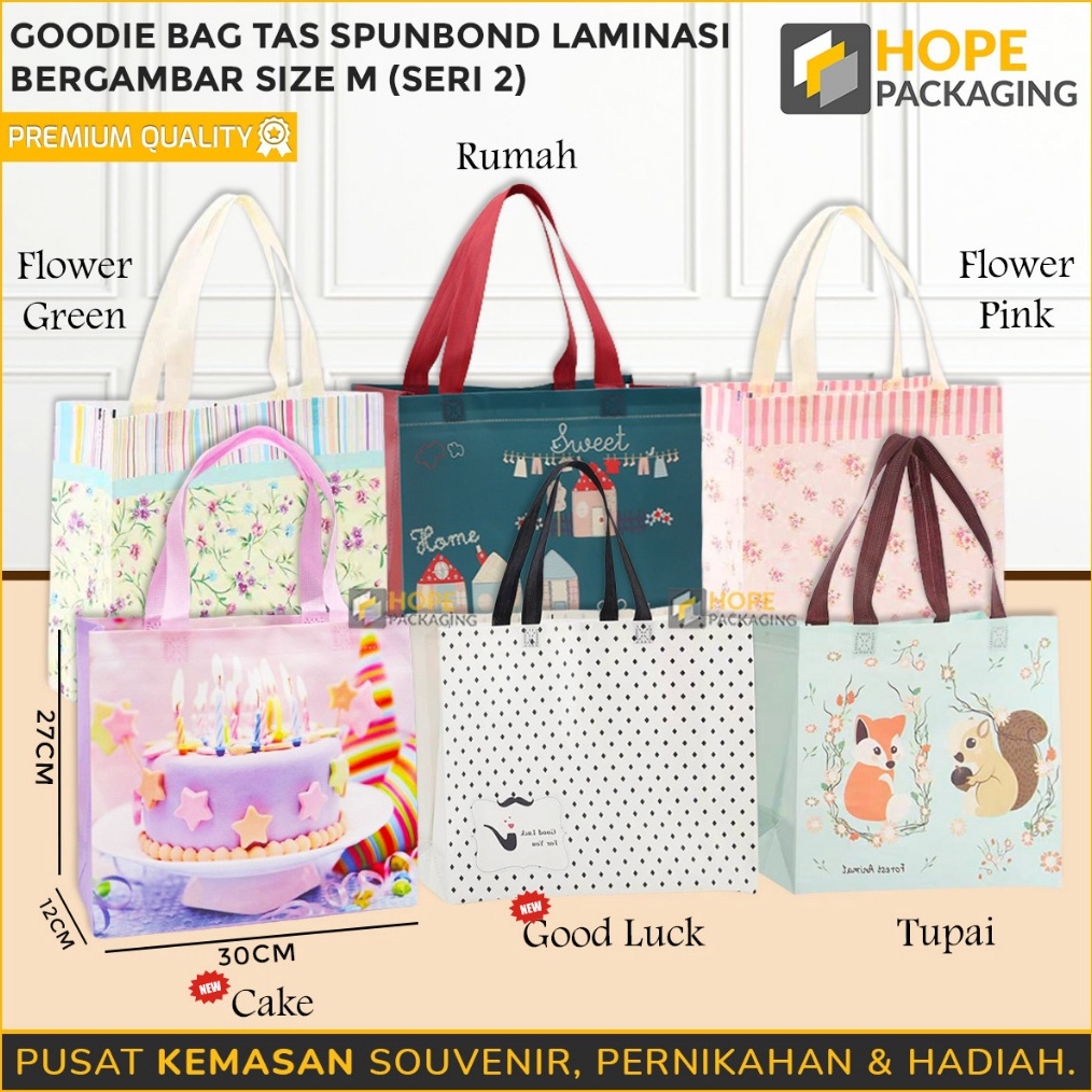 

AYO BELI Goodie Bag Laminasi SERI 2 Size M 3x12x27cm Tas Paper Bag Premium Goodie Bag Kantong Hampers Shopping Bag Besar Tas Belanja Tas Kado Gift Bag Besar