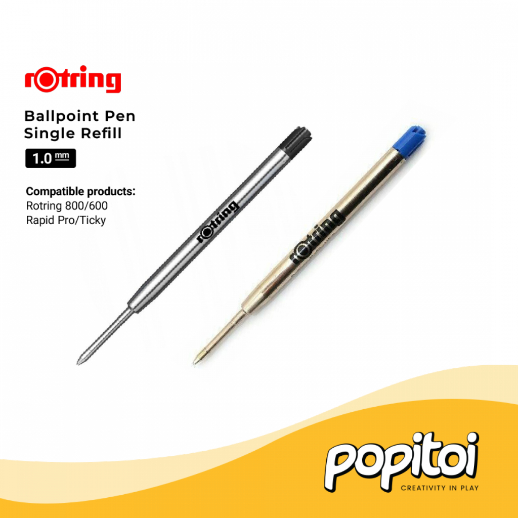 

ROtring Single Multi Ballpoint Pen Refill 1.0 mm Isi Ulang Tinta