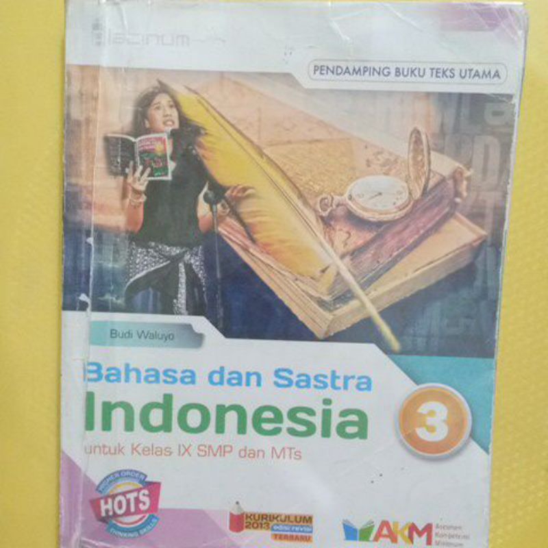 Buku Bahasa Indonesia Kelas 9 Tiga Serangkai Bekas