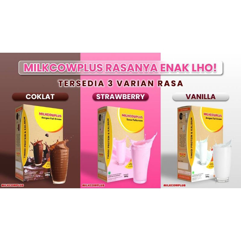 

MILKCOW PLUS SUSU PENAMBAH NAFSU MAKAN DAN PENINGGI BADAN KAYA AKAN MANFAAT