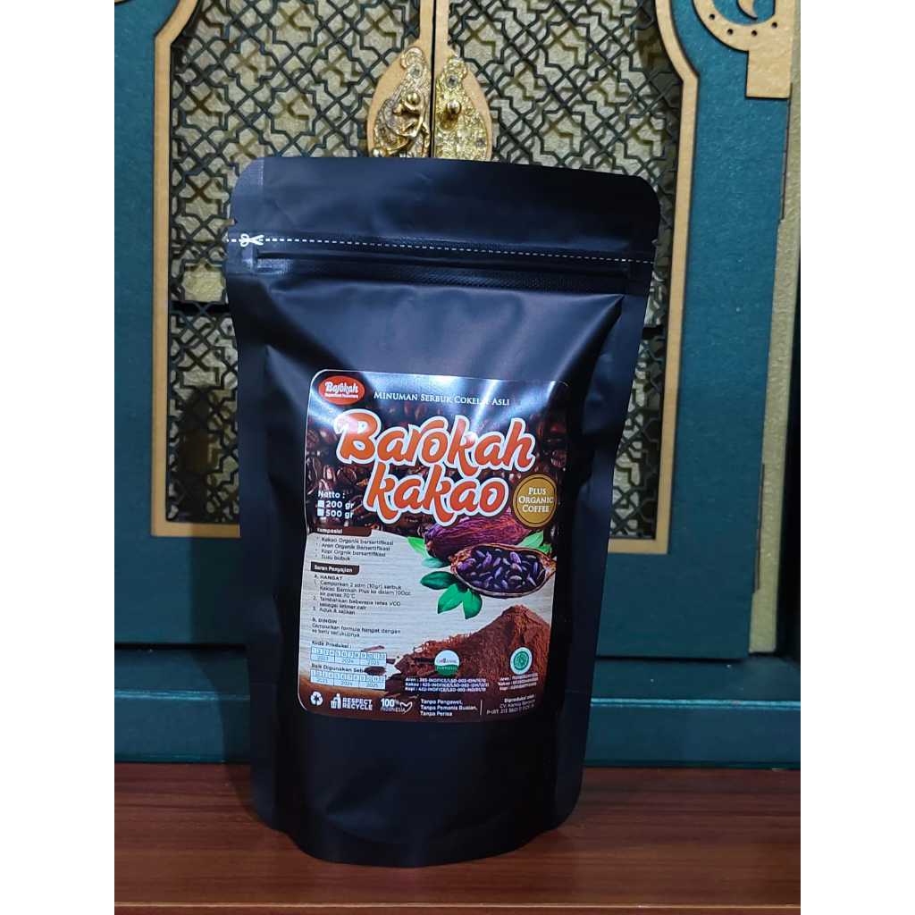 

PLUS COFFEE Kakao Drink ! [ isi 200 gr ] BAROKAH CACAO: Bubuk Kakao, bubuk COKELAT ASLI! - Minuman Kesehatan - Super Food, PLUS COFFEE Cacao Drink