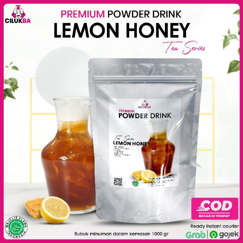 

Cilukba Bubuk Minuman Premium Rasa Honey Lemon Tea 1 kg / Premium Powder Drink