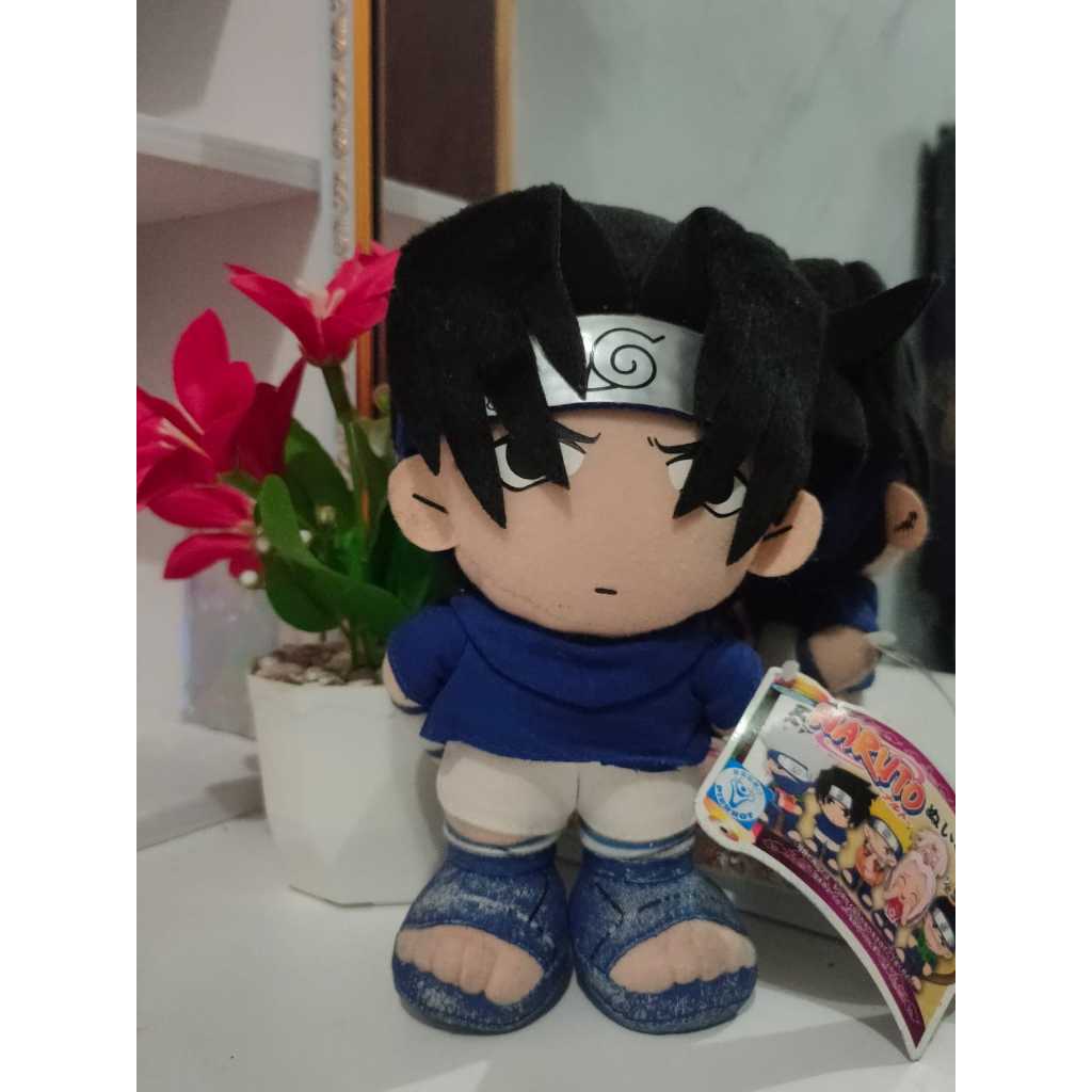 Banpresto 2003 - Anime: Naruto - Boneka Sasuke - Plush/Soft Toy