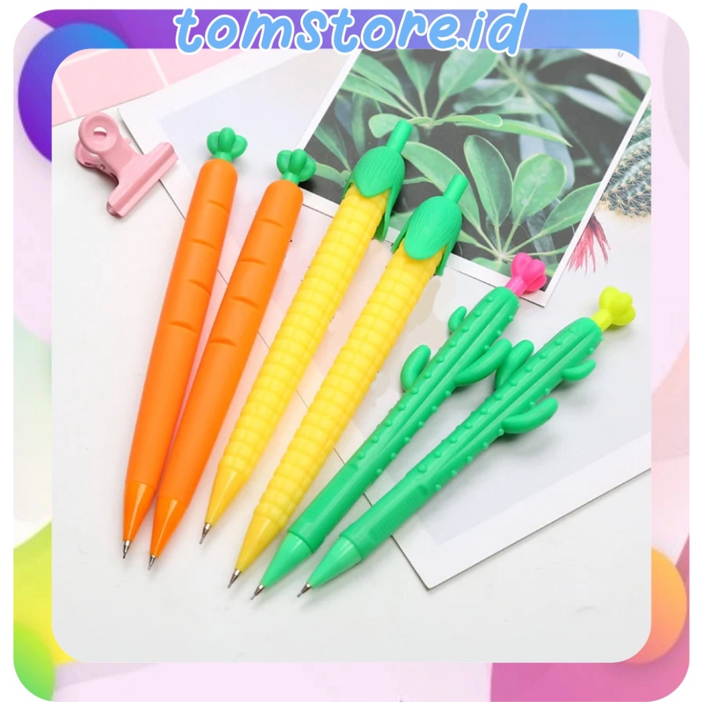 

DAPATKAN TOMSTOREID PENSIL MEKANIK BENTUK SAYURAN JAGUNG WORTEL KAKTUS LUCU PENSIL CETEK UNIK KUALITAS IMPORT S119