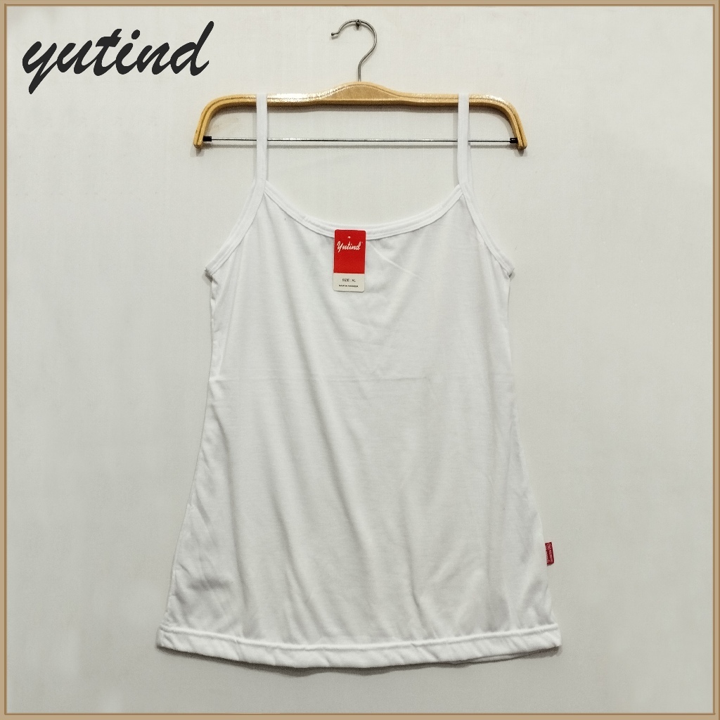 DALAMAN KEBAYA TANKTOP YUTIND AT-SA 77A TALI KECIL || Pakaian Dalam Kaos Tank Top Wanita Singlet War