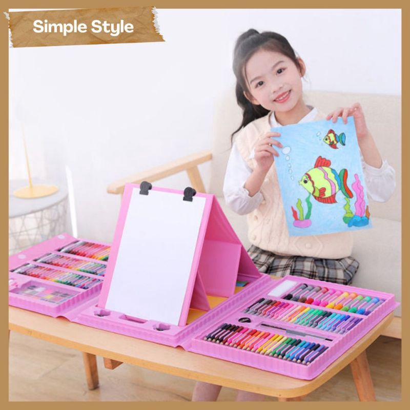 

PRODUCT IMPOR Crayon Anak Pengasah 28pcs Set Alat Menggambar Melukis AnakAnak Krayon