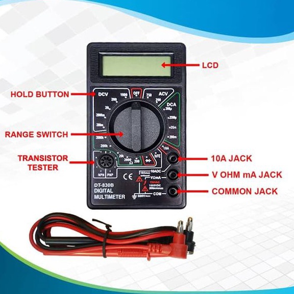 Modern MURAH MULTI TESTER DIGITAL 36AVO METER SMART  MULTITESTER BESARDIGITALKECIL  MULTITESTER ANAL
