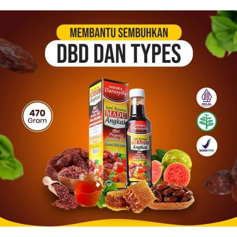 

Sari Kurma Madu Angkak Plus Ubi Jalar