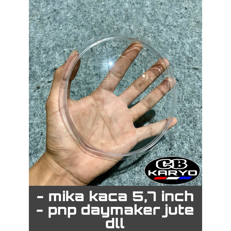 mika kaca bening daymaker 5,7 7 inch