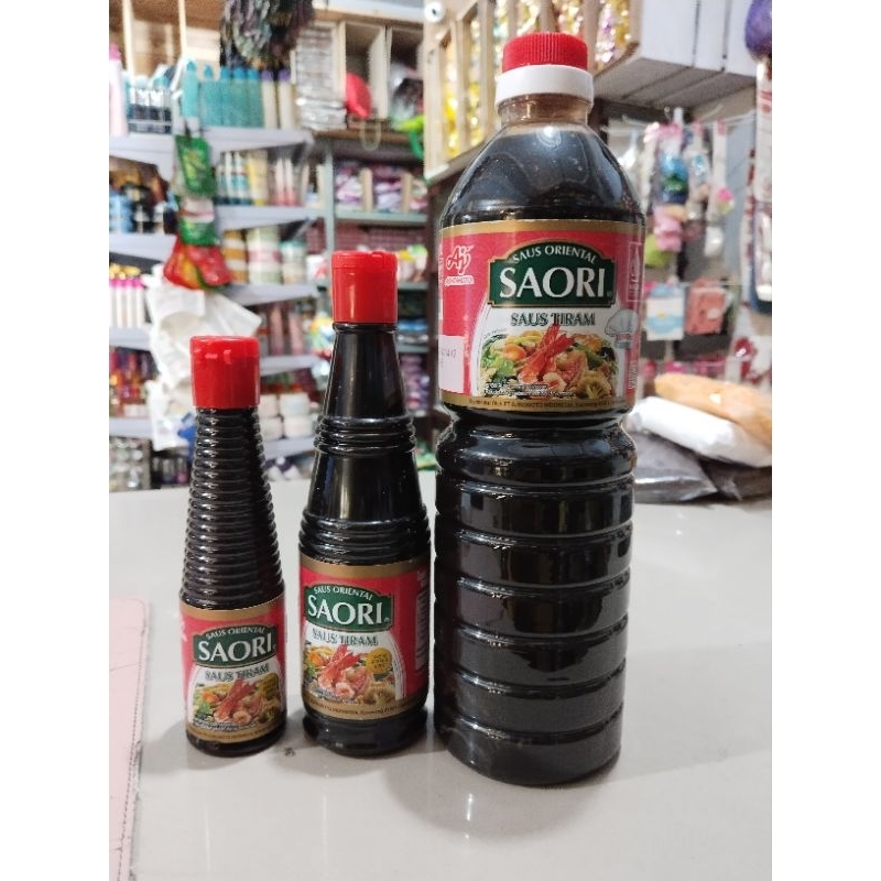 

Saori saos tiram botol 133 ml, 270 ml, 1 lt