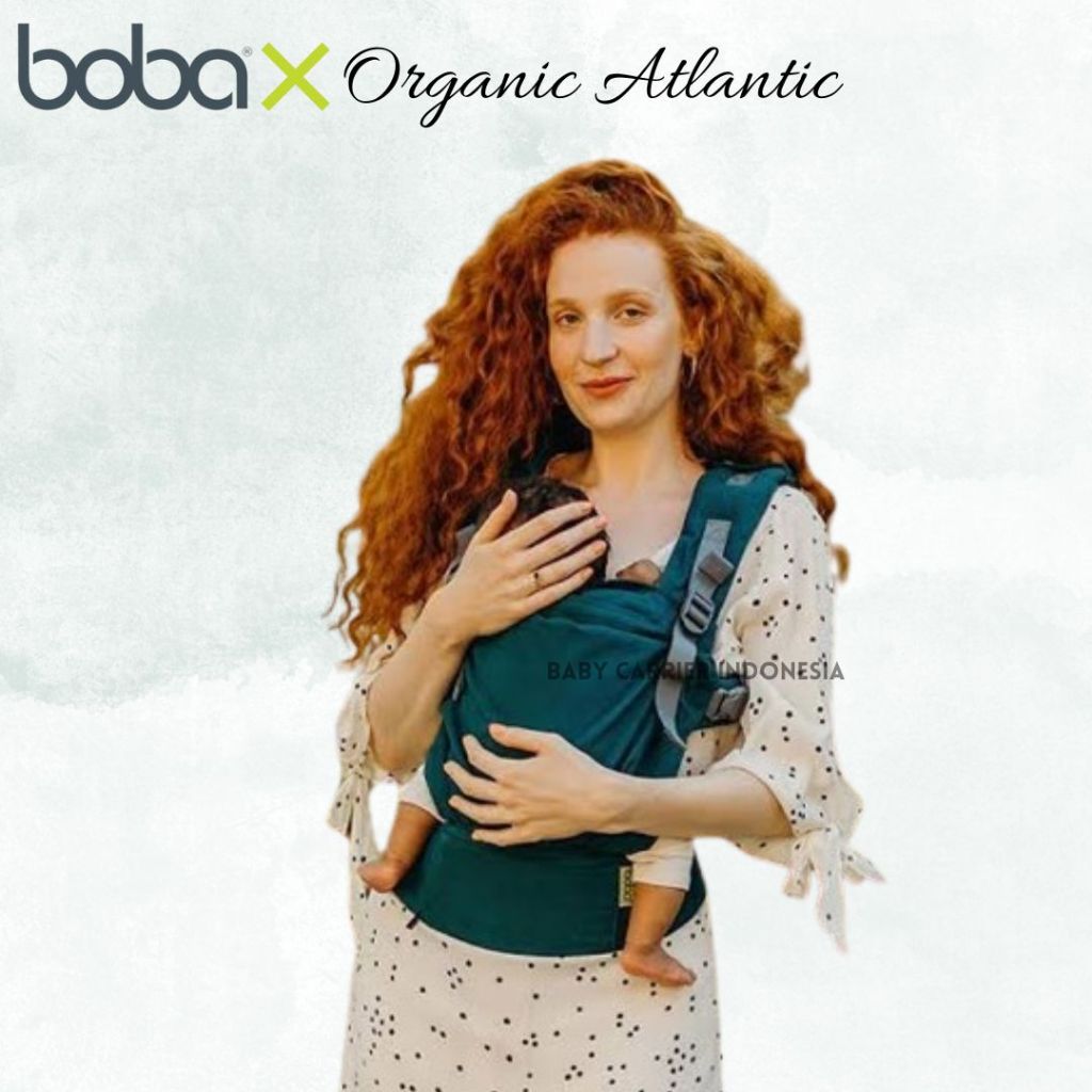 Boba X Organic Atlantic Gendongan Bayi M Shape Kado Bayi dan Ibu Melahirkan