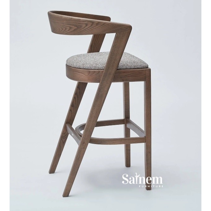 Kursi Bar Stool Kayu Jati Asli Minimalis Model Terbaru