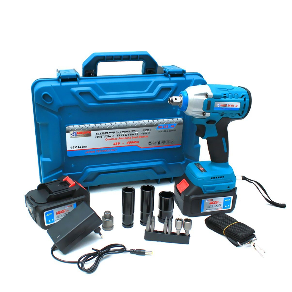 NEW MAILTANK MESIN IMPACT WRENCH PEMBUKA BAUT MUR / CORDLESS IMPACT 21v SH 219 MESIN  IMPEK 2 BATRE