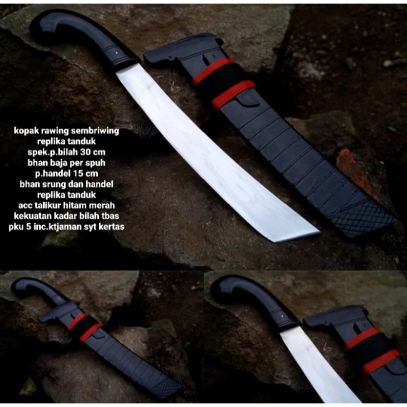 PISAU KERJA GOLOK KEBUN KOPAK RAWING