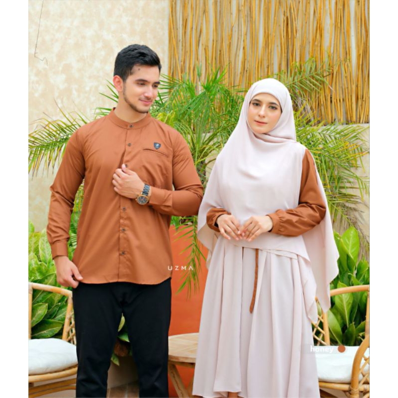 Kahfiya dress uzma hijab || gamis layer || gamis wanita