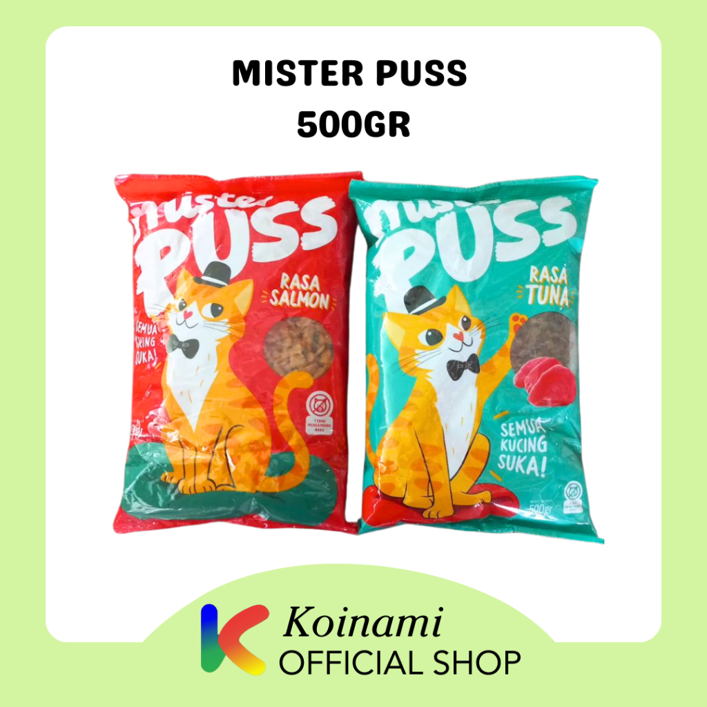 Mister Puss 500gr Freshpack - makanan kering kucing - cat food - dray food - pakan - mr puss