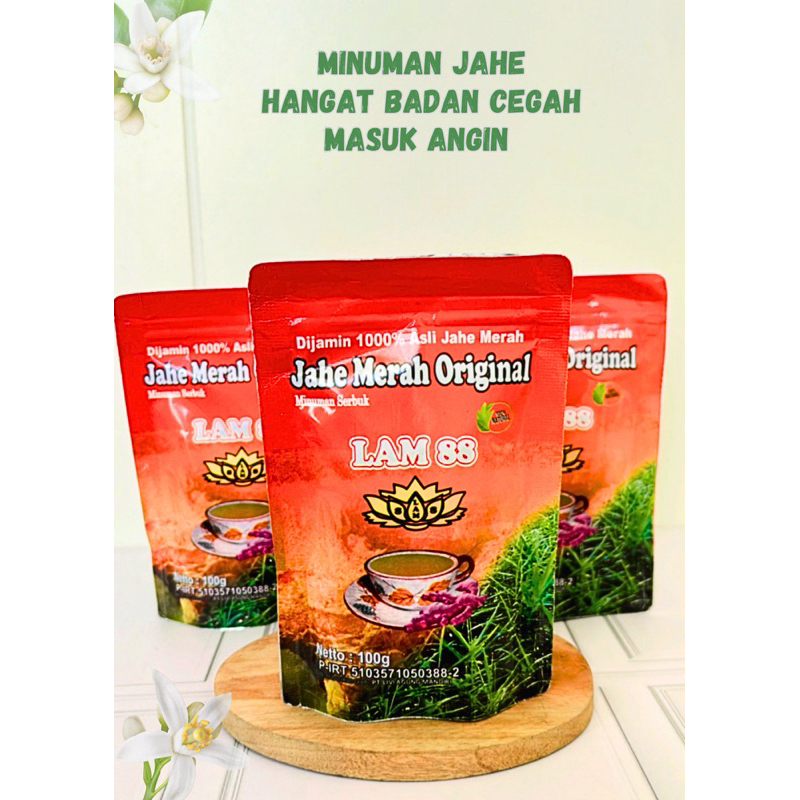 

Jahe Merah Original siap Seduh Peningkat Imun Herbal Alami