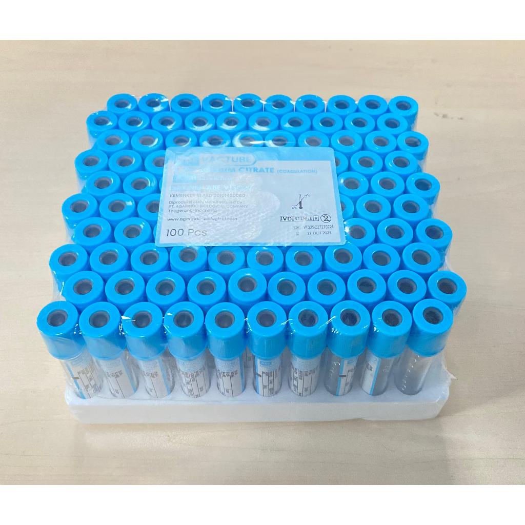 ABL Vactube Sodium Citrate 2.7 ml / Tabung Citrat / Collection Blood / Vacutainer Citrate Tubes