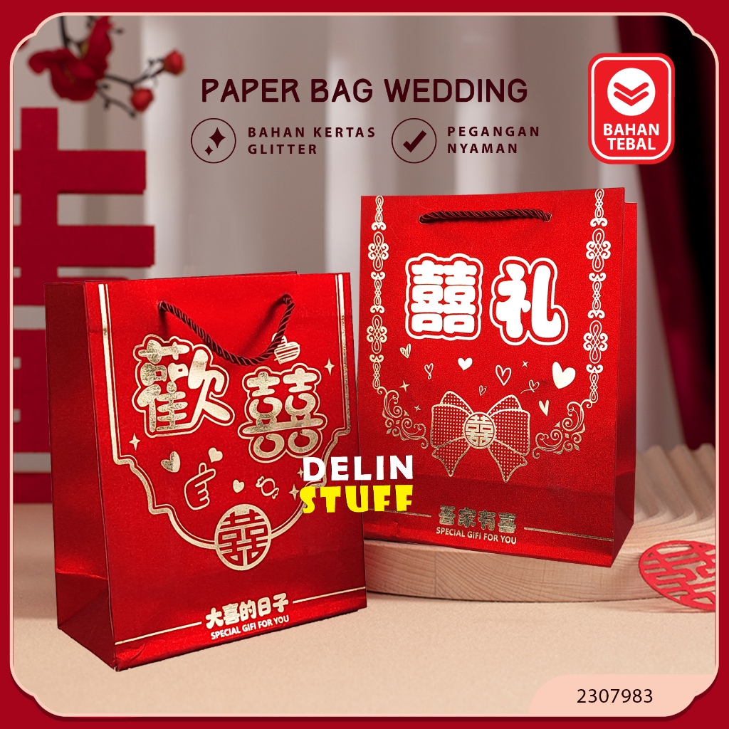 

Paper Bag Wedding Kotak Souvenir Pernikahan Paperbag Sangjit Souvenir Teapai (2307983)