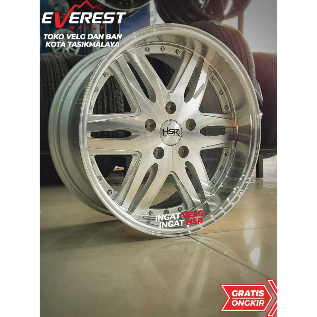 VELG RACING HSR OKAYAMA R17 5X114  COCOK UNTUK MOBIL  LUXIO, XFORCE