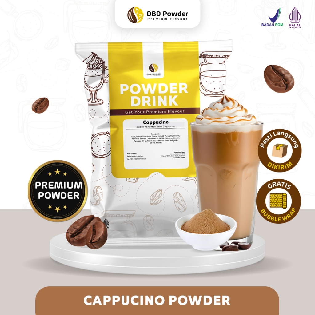 

Bubuk Minuman Kopi Cappuccino - Powder Cappuccino Coffee
