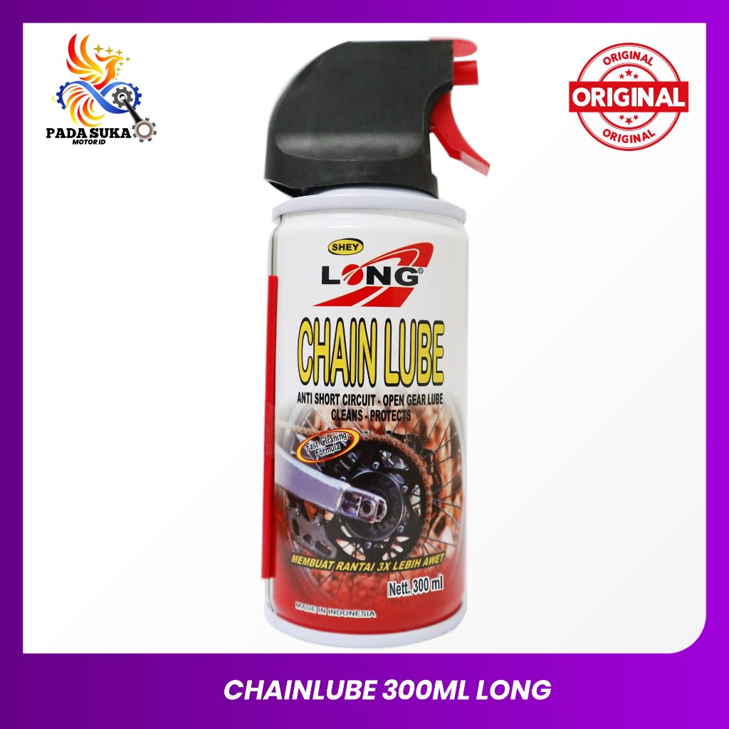 Long Chain Lube - Pelumas Rantai Motor / Chain Spray / Oli Rantai