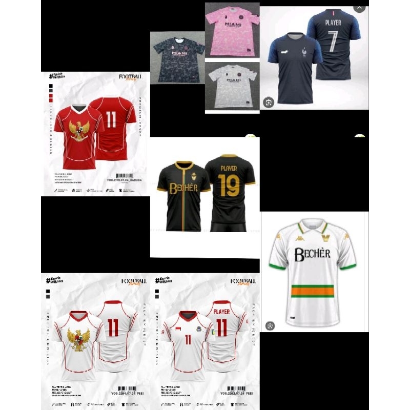 Jersey Venezia 2024 Home Away Printing Custom/Jersey Prancis 2018/Jersey France 2018/Jersey Inter Mi