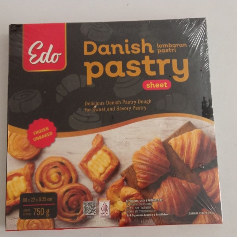 

Danish Pastry Sheet Edo 750Gr