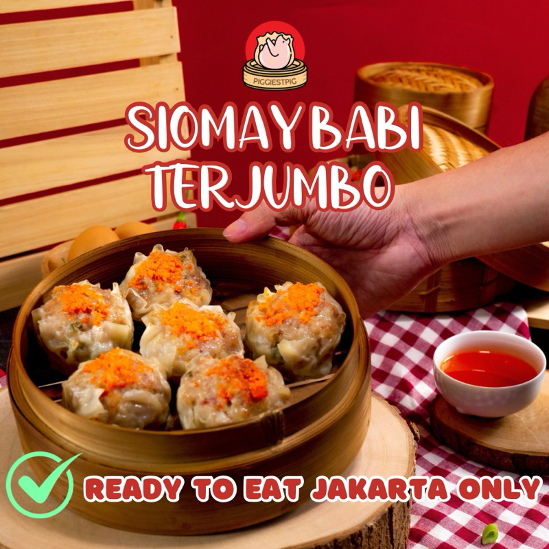 

SIOMAY BABI JUMBO (READY TO EAT) ISI 5 PCS - SIOMAY DIMSUM JAKARTA UTARA