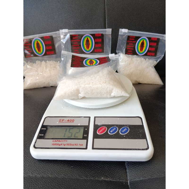 

Garam kristal Ruqyah mandi penghilang energi negatif garam kasar krosok madura khusus premium