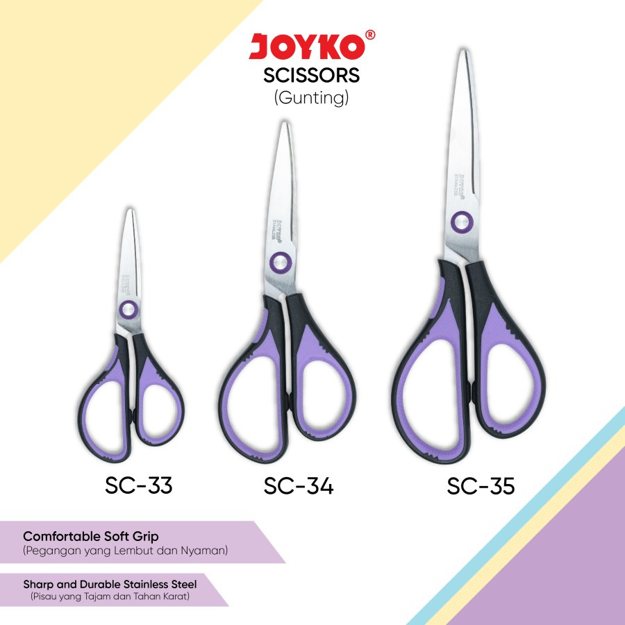 

Gunting Scissors Joyko SC-33 ~ 35 - SC-33