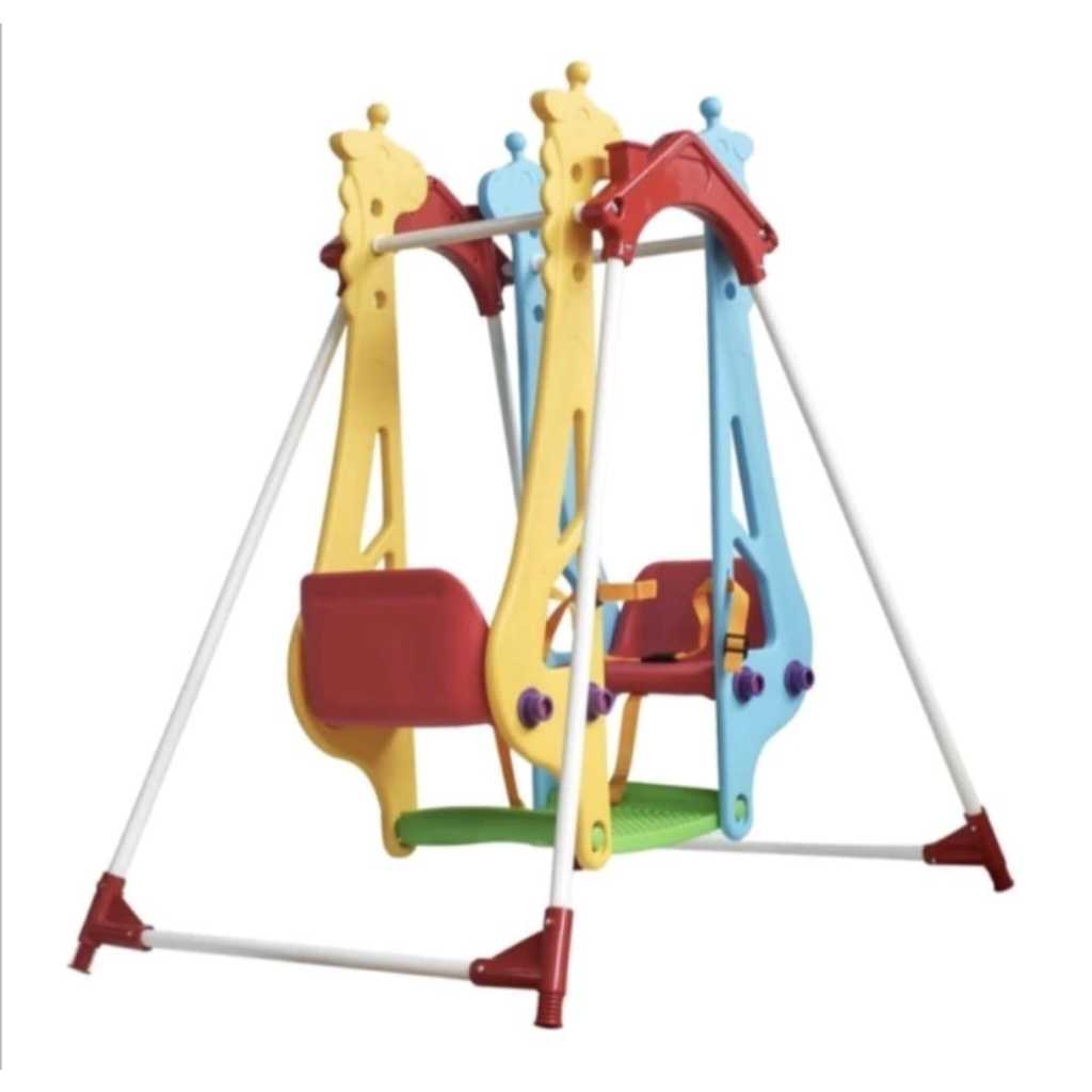 Mainan ayunan single swing jerapah giraffe besar playground taman bermain anak ayunan taman bermain 