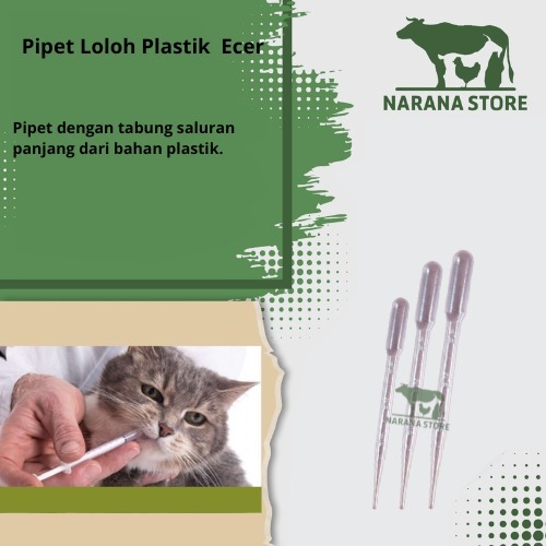 Pipet Plastik Tetes Air Obat Dengan Skala
