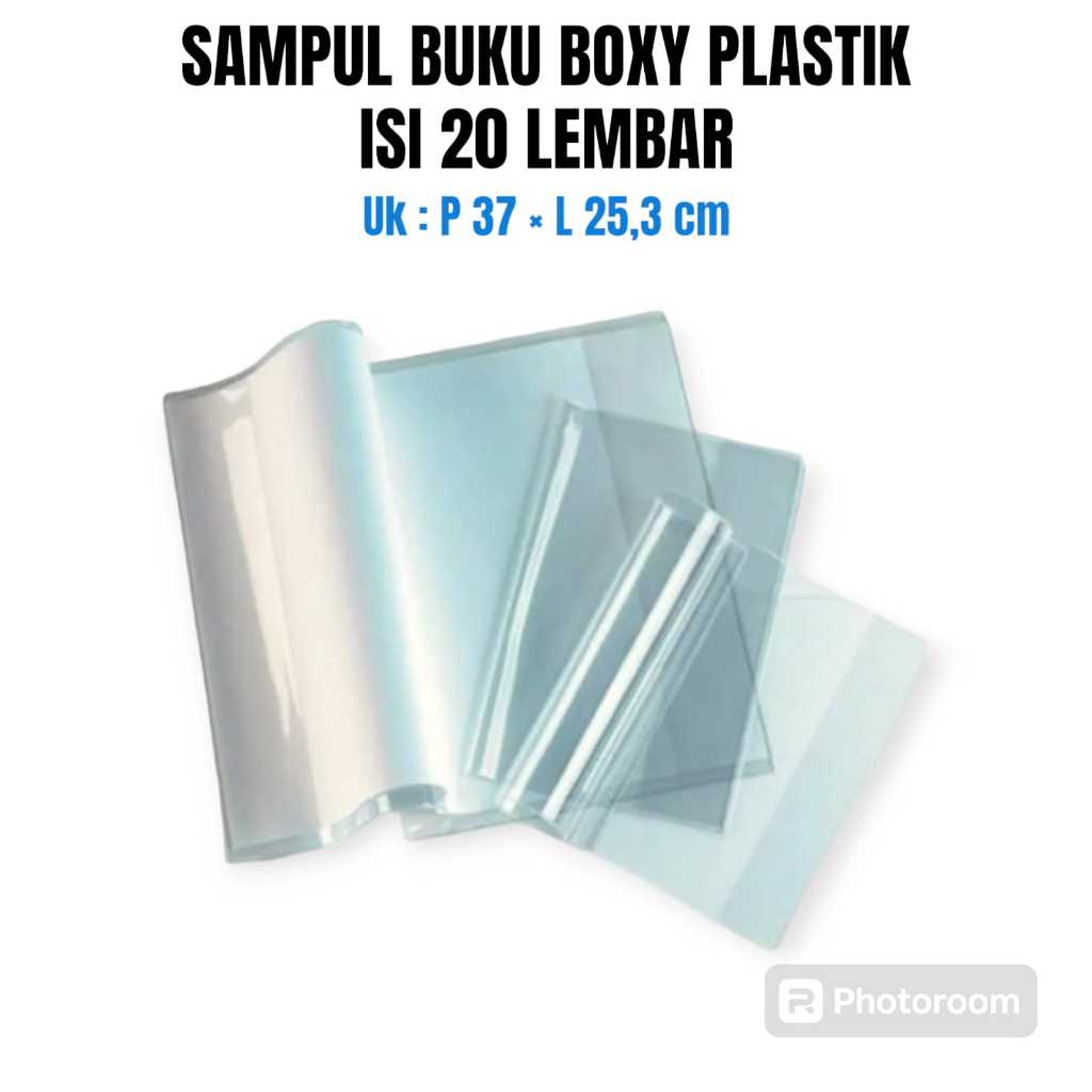 

Sampul Buku Plastik Ukuran BOXY Merk Champion Isi 20 Lembar