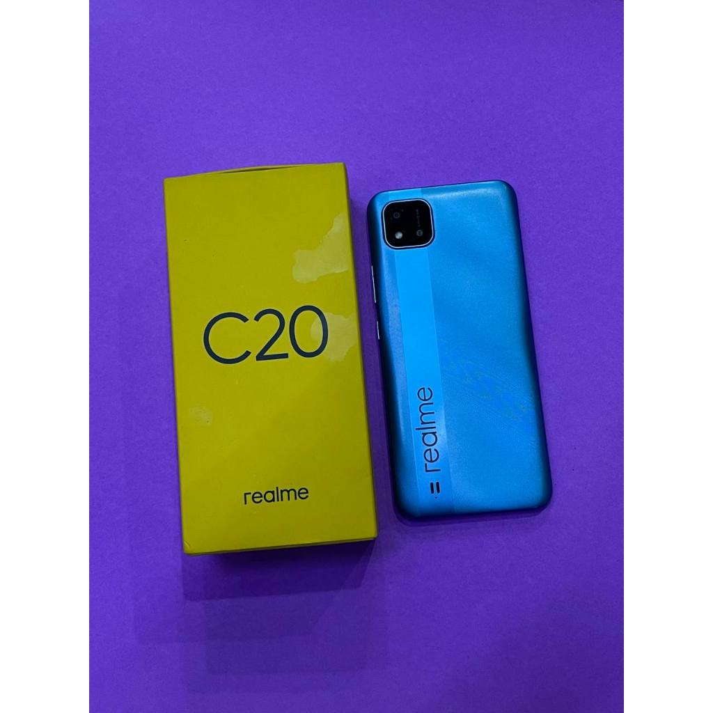 REALME C20 2/32GB SECOND HP ADAPTOR BOX