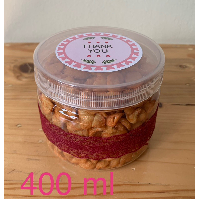 

Kacang Koro Gurih Snack Cemilan Hampers Cantik Hantaran Gifts Murah Menarik Enak Toples 400ml