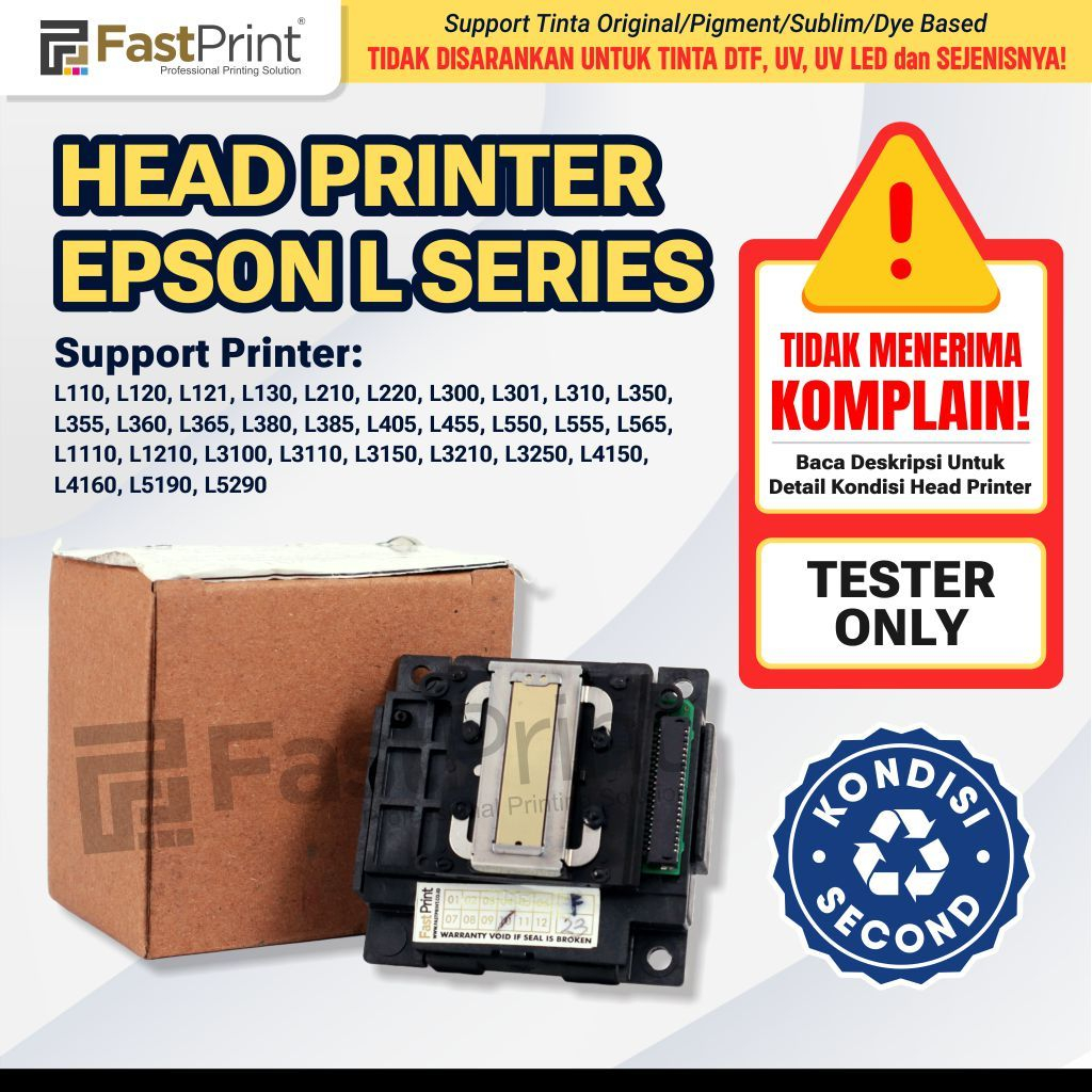 Head Print Epson L1110 L3110 L3150 L4150 L4160 L5190 Tester Second