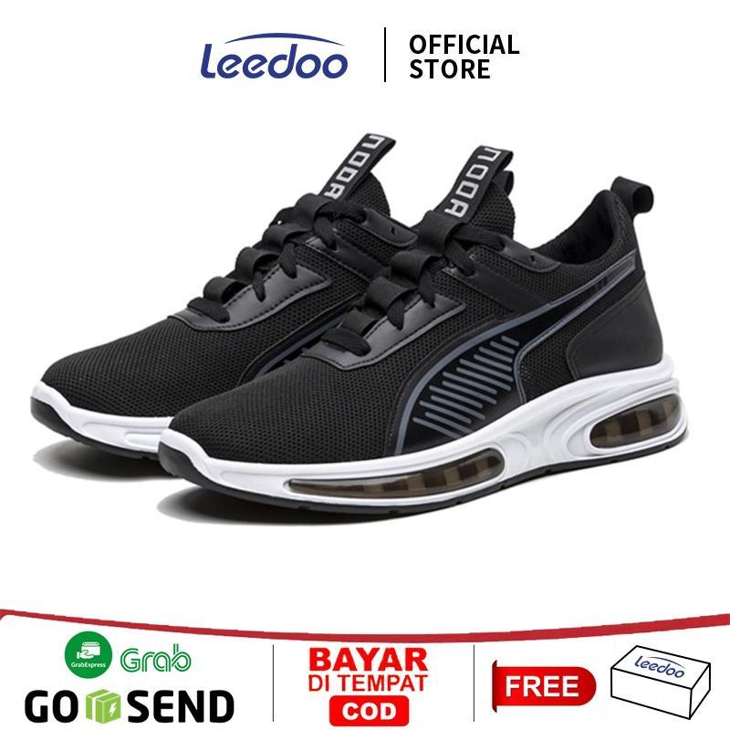 Leedoo Sepatu Sneakers Pria Casual Sepatu Tali Fashion Kasual Sneakers Running Sport Shoes MR503