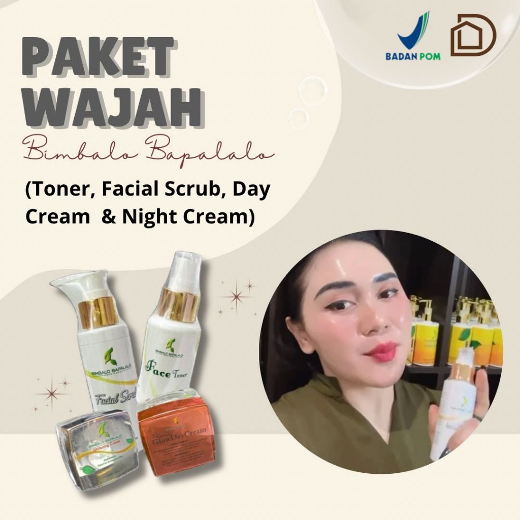 Bimbalo Bapalalo Skincare Pencerah Kulit Wajah Wanita Penghilang Flek Hitam Bpom