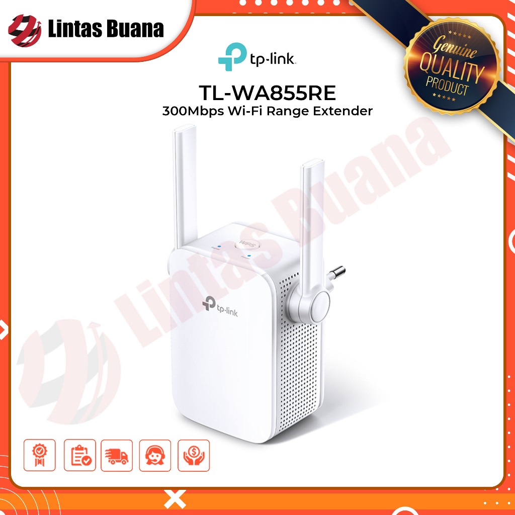 TP-LINK TL-WA855RE 300Mbps WiFi Range Extender Repeater TPLINK WA 855 RE